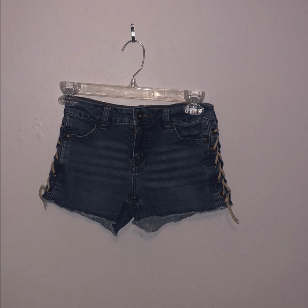 Justice Girls Sz.12 Shorts. Lace Up the Sides.
